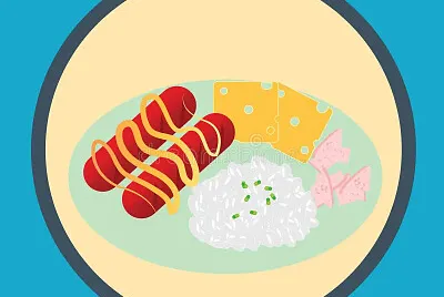 Rompecabezas Arroz con salchicha