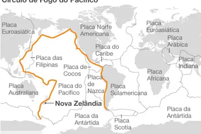 Círculo de Fogo do Pacífico jigsaw puzzle