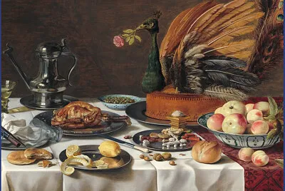 Claesz nature morte 1627