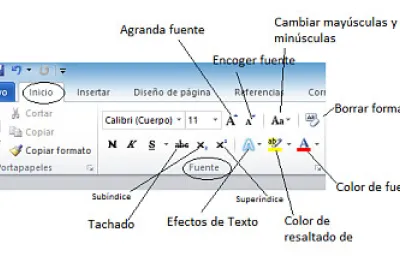 Formato de Texto en Word jigsaw puzzle