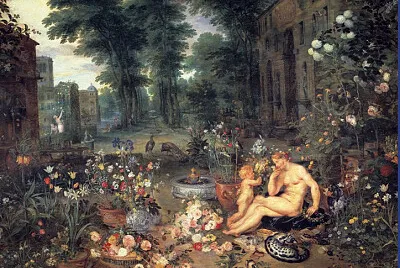 Rubens allégorie de l 'odorat