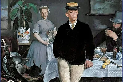 Manet le déjeuner dans l 'atelier