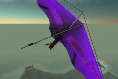 Purple Hang Glider