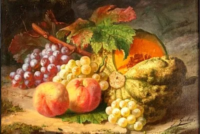 Grobon nature morte 1850 jigsaw puzzle