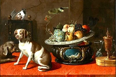 Von Boucle nature morte au chien