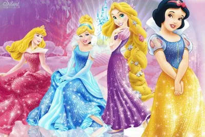 Aurora Cinderella Rapunzel SnowWhite