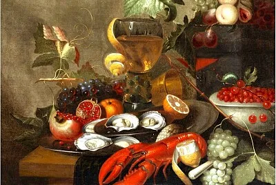 Nellius 1700 nature morte au homard jigsaw puzzle
