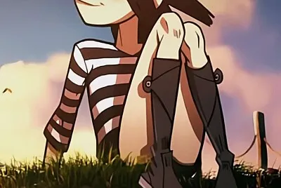 Fanart of Noodle from the band Gorillaz