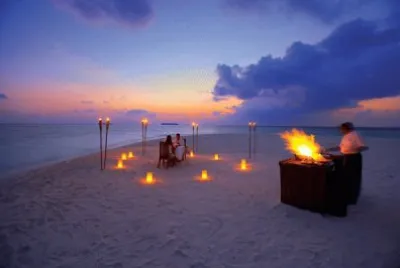 Candle Lit Beach Dinner