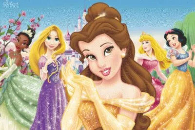 Tiana Rapunzel Belle Aurora SnowWhite