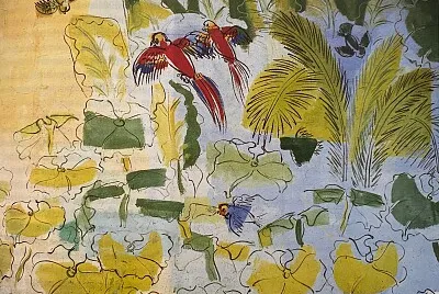 Dufy perroquets rouges