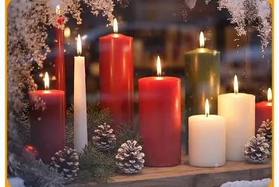 Bougies de Noël