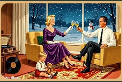 Ambiance jazz pour le Nouvel An jigsaw puzzle