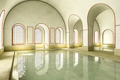 Roman Bath - Thermes de Chassenon - France