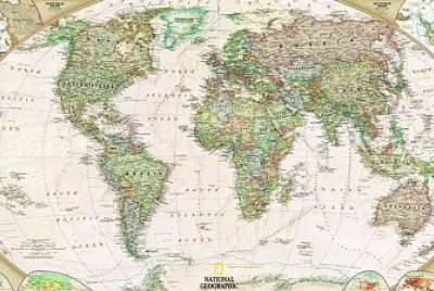 mapa geografico antiguo