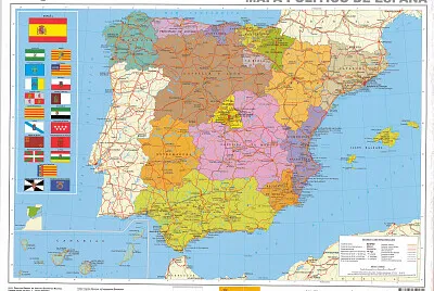 mapa politico españa jigsaw puzzle
