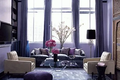 Mauve Living Room