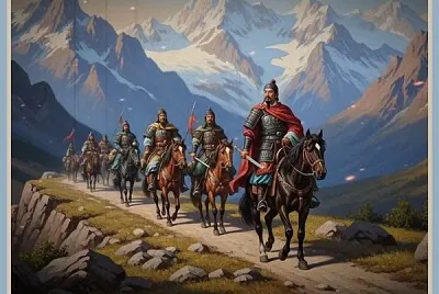 Escorte sur la route de la soie