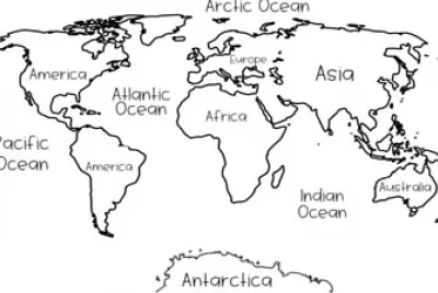 continents and oceans jigsaw puzzle