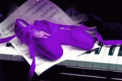 Ballet Shoes on Piano