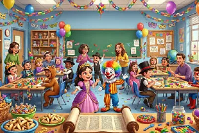 חגיגת פורים נהדרת בכיתה