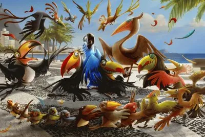 A jigsaw puzzle