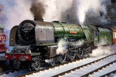 At Carlisle Citadel Stattion in the mid 1950s