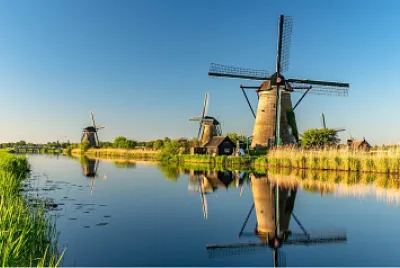 Molinos en el rio jigsaw puzzle