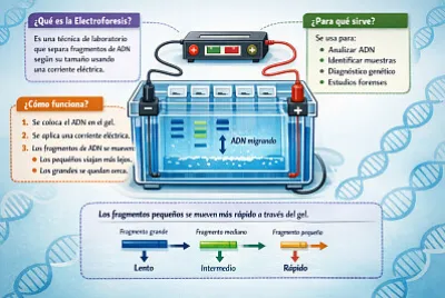 פאזל של Electroforesis