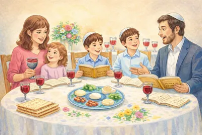 ליל סדר משפחתי