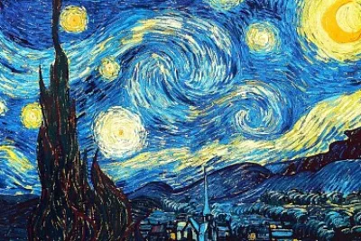 פאזל של Noite estrelada de Vincent van gogh
