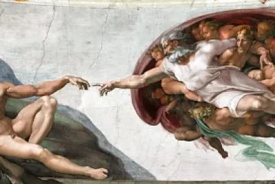 פאזל של A criação de Adão