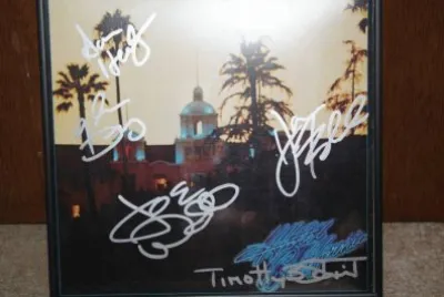 Eagles Hotel California Signed Album