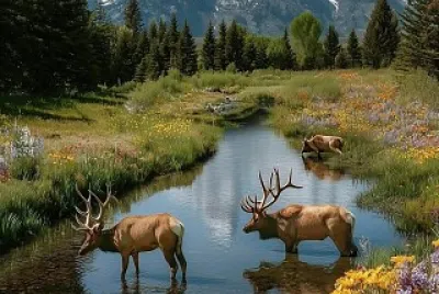 P.N. Gran Teton-USA jigsaw puzzle
