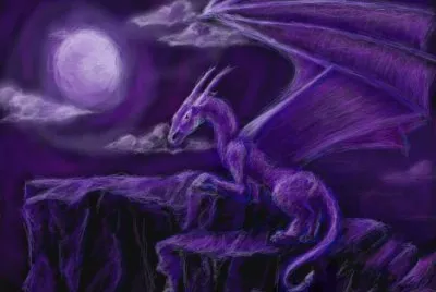 Purple Dragon-Art