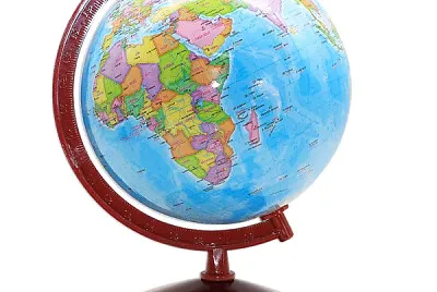 hãy sắp xếp mô hình quả địa cầu vào vị trí thíchợp