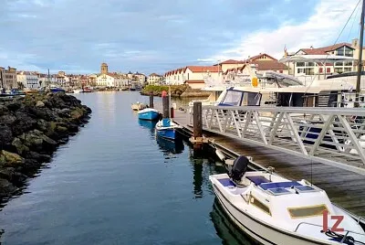Saint Jean de luz vue de Ciboure