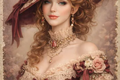 Victorian Lady Portrait Printable