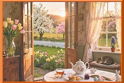 Soirée de printemps tranquille