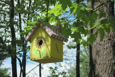 Yellow Birdhouse jigsaw puzzle