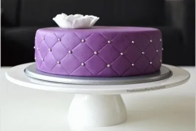 Quilted Purple Cake
