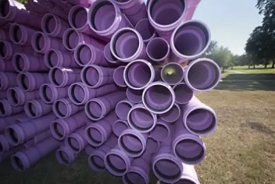 Purple Irrigation Pipes