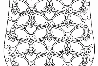 Hungarian motif jigsaw puzzle