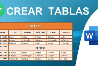 Tablas en Word