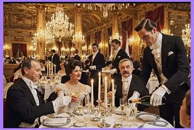 Un restaurant chic en 1880