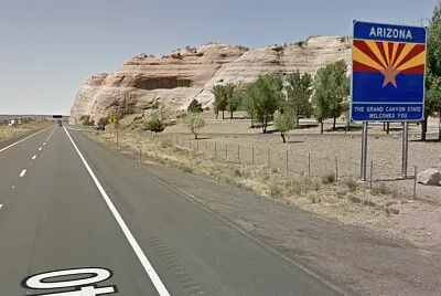 Welcome to Arizona sign