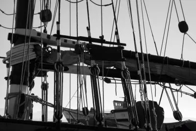 barco vela. Cangas. Galiza