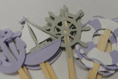 Nautical Cupcake Toppers