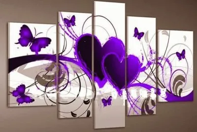 Hearts and Butterflies Art