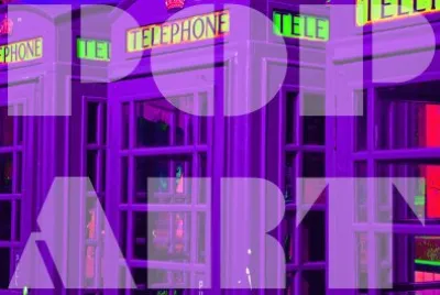 London Phone Booth-Pop Art